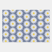 Farbiges Daisy Wrapping Paper mit flachem Set von Geschenkpapier Set (Vorderseite 3)