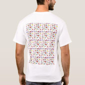 Farbiges Dala Horses Shirt (Rückseite)