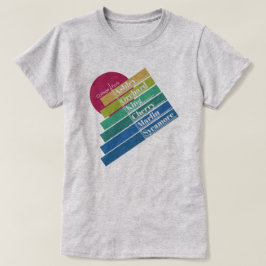 Farbiges Damen College Park Tee