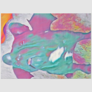 Farbiges Deko-Papier für Bulldoggen Seidenpapier