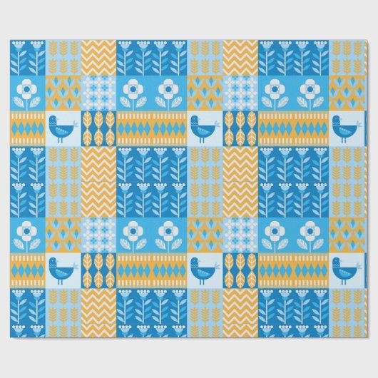 Farbiges Dekorpapier Geschenkpapier (Flach)