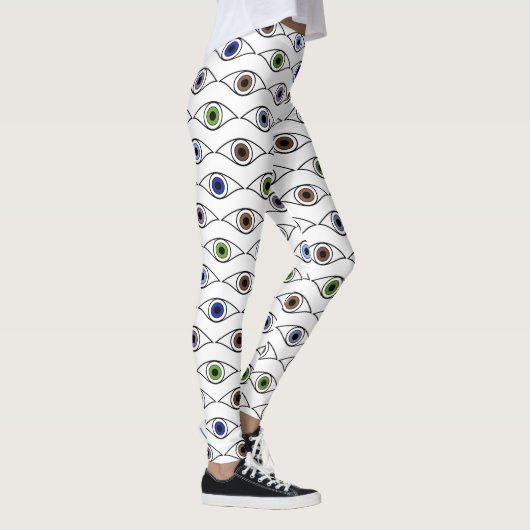 Farbiges Design der Augen Leggings (Rechts)