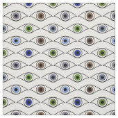 Farbiges Design der Augen Stoff (Muster)