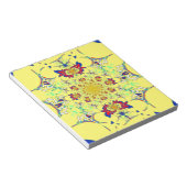 Farbiges Design der blühenden Dämmung Notizblock (angewinkelt)