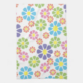 Farbiges Design der Blumenkunst Küchentuch (Vertikal)
