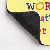 Farbiges Design der Sozialarbeiter Mousepad (Ecke)