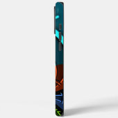 Farbiges Design des Maasai Shield Case-Mate iPhone Hülle (Rückseite / Links)