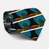 Farbiges Design des Maasai Shield Krawatte (Gerollt)