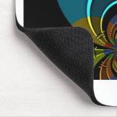 Farbiges Design des Maasai Shield Mousepad (Ecke)