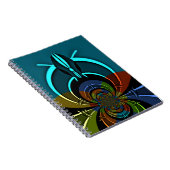 Farbiges Design des Maasai Shield Notizblock (Rechte Seite)