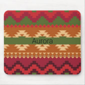 Farbiges Design im Südwesten von Aztec Mousepad (Vorne)