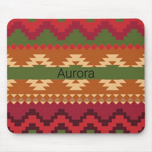 Farbiges Design im Südwesten von Aztec Mousepad (Vorne)