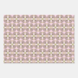 Farbiges Design - individueller Hintergrund Geschenkpapier Set