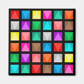 Farbiges Design Magnet (Vorne)