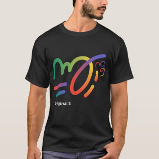 Farbiges Design, Mehrfarbig T-Shirt