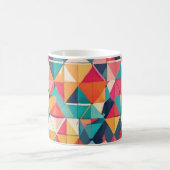 Farbiges Design, niedlich, lustig Kaffeetasse (Mittel)