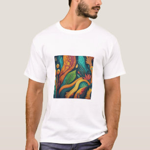 Farbiges Design T-Shirt