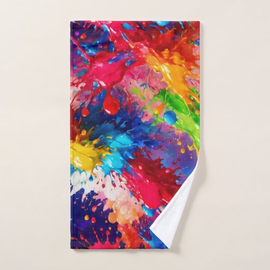 Farbiges Design von Nassfarben Badhandtuch Set (Handtuch)