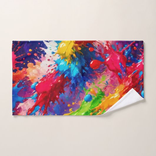 Farbiges Design von Nassfarben Badhandtuch Set (Handtuch)