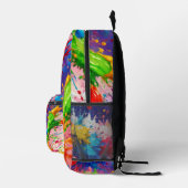 Farbiges Design von Nassfarben Bedruckter Rucksack (Rechts)