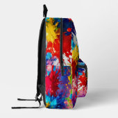 Farbiges Design von Nassfarben Bedruckter Rucksack (Links)