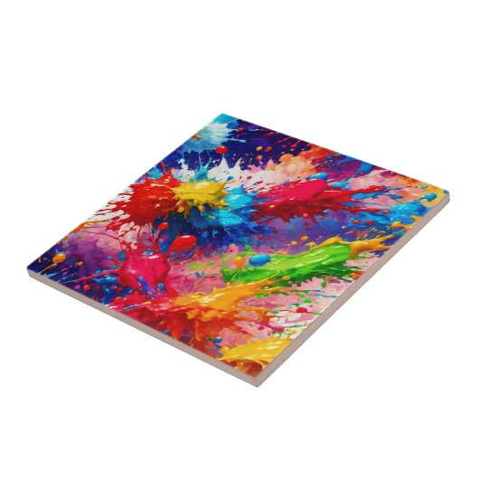 Farbiges Design von Nassfarben Fliese (Seite)