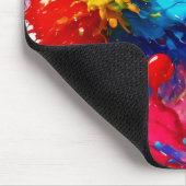 Farbiges Design von Nassfarben Mousepad (Ecke)