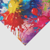 Farbiges Design von Nassfarben Seidenpapier (Ausschnitt)
