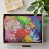 Farbiges Design von Nassfarben Seidenpapier (Geschenk)