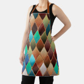 Farbiges Diamantmuster Schürze (InSitu)