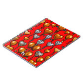 Farbiges Digital 3D Design Classic Notebook - Perf Notizblock (Linke Seite)