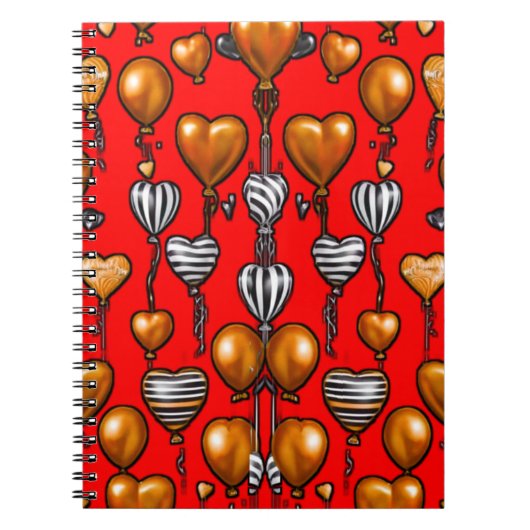 Farbiges Digital 3D Design Classic Notebook - Perf Notizblock (Vorderseite)