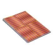 Farbiges Digital 3D Design Classic Notebook - Perf Notizblock (Rechte Seite)