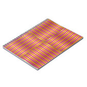 Farbiges Digital 3D Design Classic Notebook - Perf Notizblock (Linke Seite)