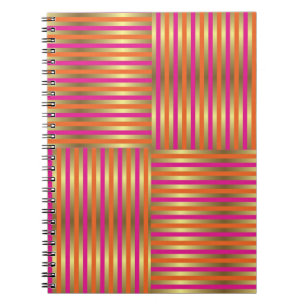 Farbiges Digital 3D Design Classic Notebook - Perf Notizblock