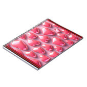 Farbiges Digital 3D Design Classic Notebook - Perf Notizblock (Linke Seite)