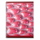 Farbiges Digital 3D Design Classic Notebook - Perf Notizblock (Vorderseite)