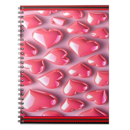 Farbiges Digital 3D Design Classic Notebook - Perf Notizblock (Vorderseite)