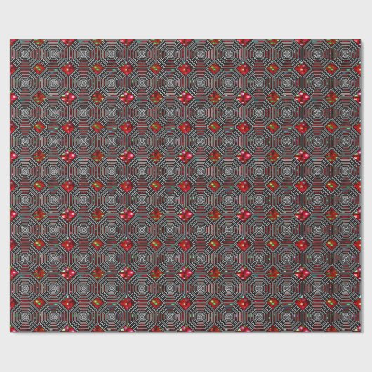 Farbiges digitales 3D-Designmatte-Umschlagpapier - Geschenkpapier (Flach)