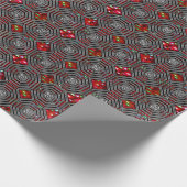 Farbiges digitales 3D-Designmatte-Umschlagpapier - Geschenkpapier (Ecke)