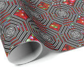Farbiges digitales 3D-Designmatte-Umschlagpapier - Geschenkpapier (Rolleneckpunkt)