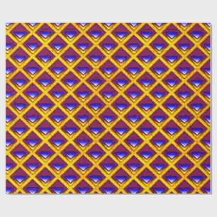 Farbiges digitales 3D-Designmatte-Umschlagpapier - Geschenkpapier