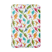 Farbiges Dinosaurier-Design Badematte (Vorderseite Vertikal)