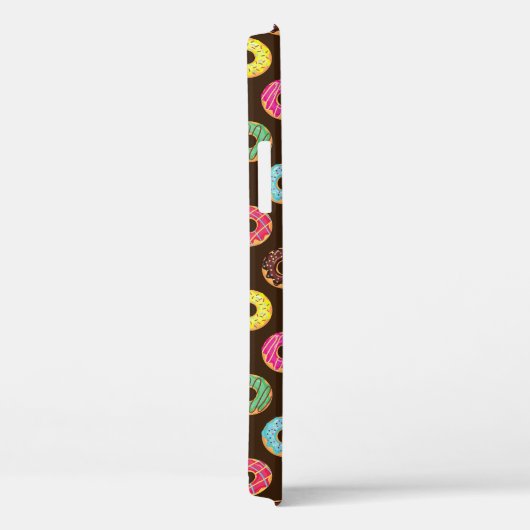 Farbiges Donut Muster in Schokolade Case-Mate iPhone Hülle (Rückseite / Rechts)