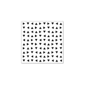 Farbiges Dreieck-Muster Gummistempel (Prägung)