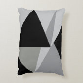 Farbiges Dreiecke-Muster Dekokissen (Rückseite(Vertikal))