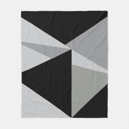Farbiges Dreiecke-Muster Fleecedecke