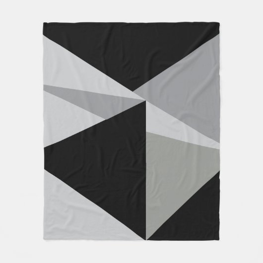 Farbiges Dreiecke-Muster Fleecedecke (Vorderseite)