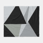 Farbiges Dreiecke-Muster Fleecedecke (Vorderseite (Horizontal))