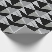 Farbiges Dreiecke-Muster Geschenkpapier (Ecke)